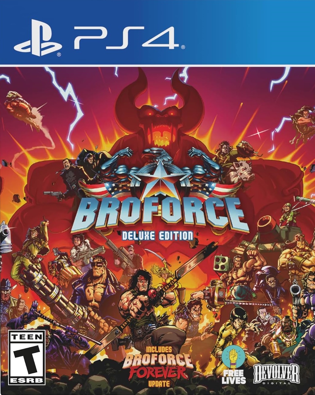 Игра Broforce Deluxe Edition (PlayStation 4, полностью на иностранном языке)