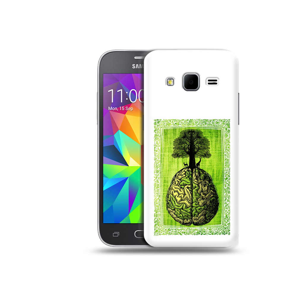 

Чехол MyPads Tocco для Samsung Galaxy Core Prime абстракция здоровый мозг, Прозрачный, Tocco