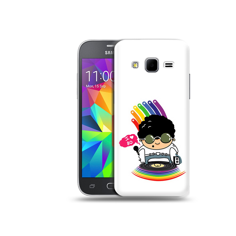 Чехол MyPads Tocco для Samsung Galaxy Core Prime Я люблю 80-е (PT11933.566.205)