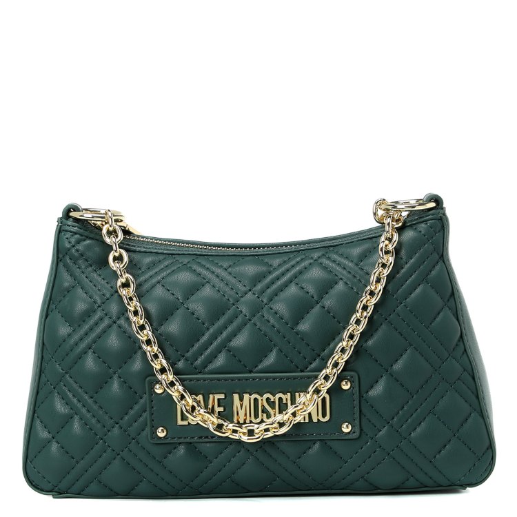 фото Сумка женская love moschino quilted bag темно-зеленый