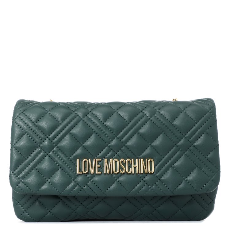 Клатч женский Love Moschino EVENING BAG, темно-зеленый