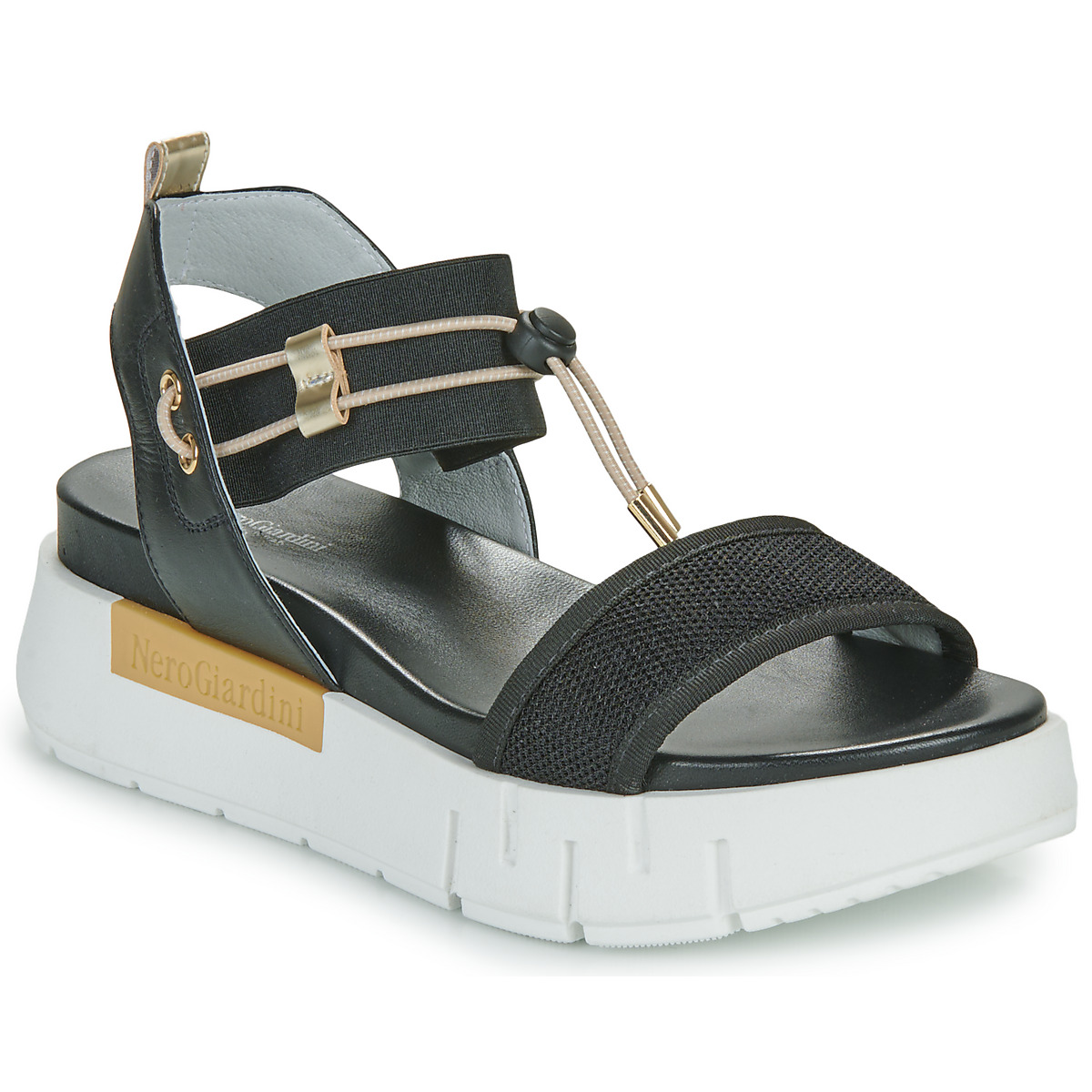 

Сандалии женские Nero Giardini 27133218 черные 40 EU, Черный, 27133218