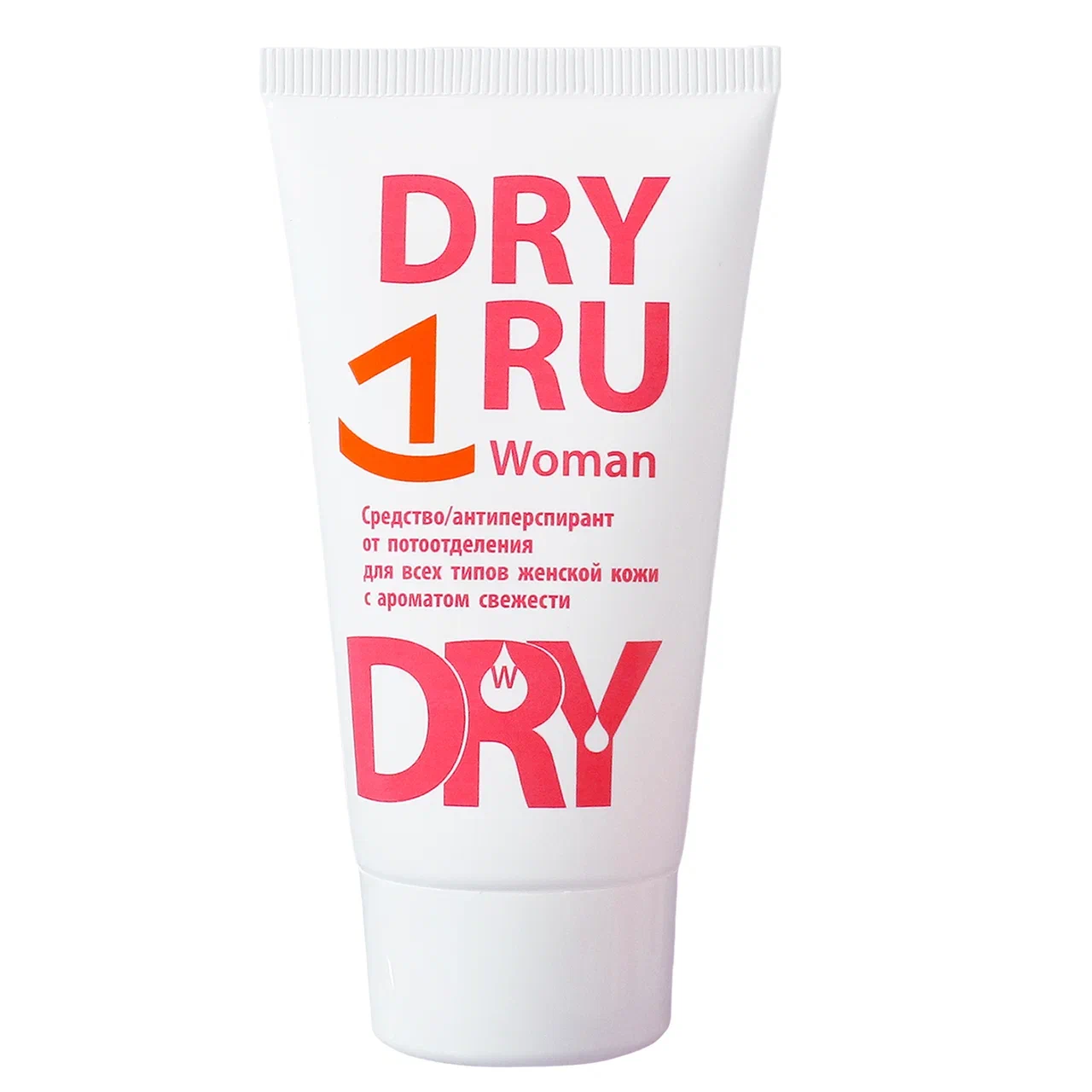 Крем от потоотделения DRY RU женский, для всех типов кожи, с ароматом свежести, 50 мл