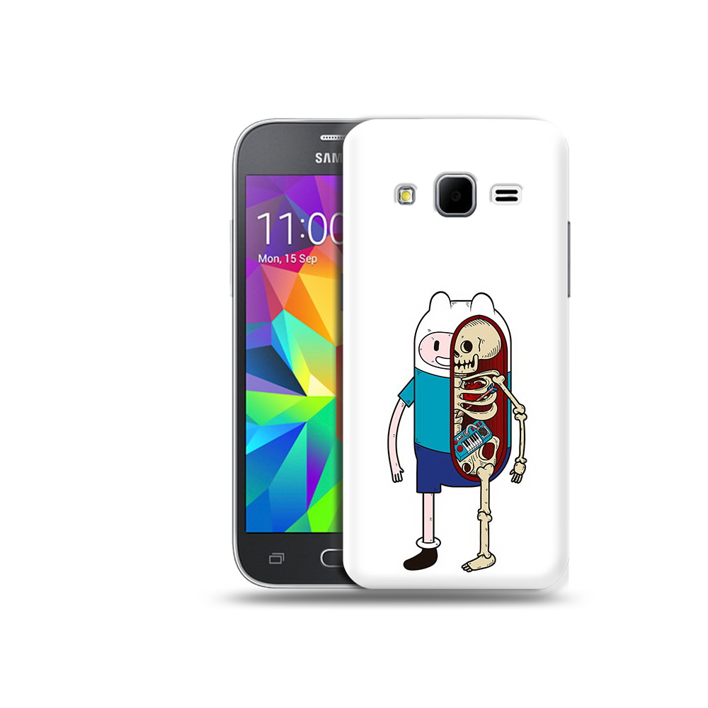 

Чехол MyPads Tocco для Samsung Galaxy Core Prime Финн скелет (PT11933.566.187), Прозрачный, Tocco