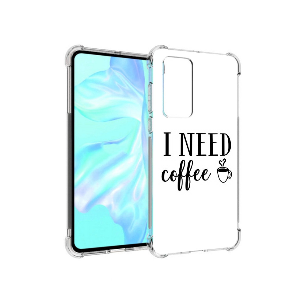 

Чехол MyPads Tocco для Huawei P40 Мне нужен кофе, Прозрачный, Tocco