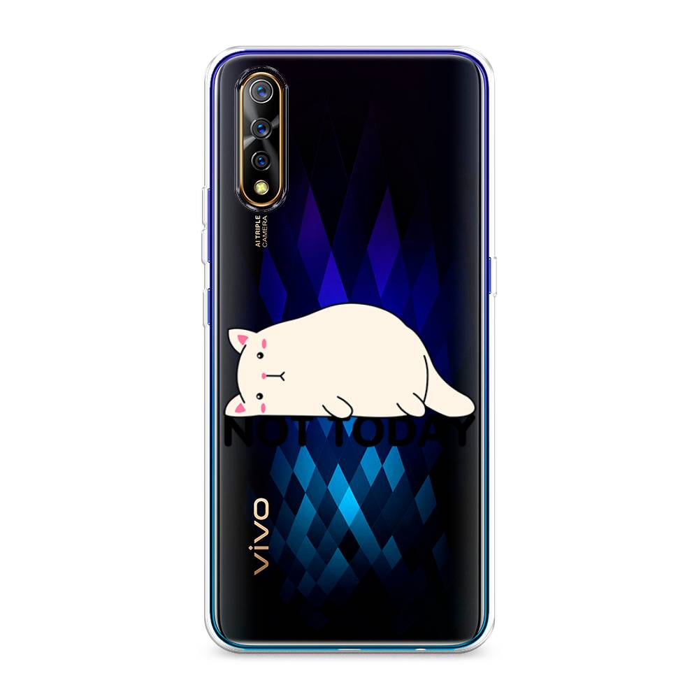 

Чехол на Vivo iQOO Neo "Cat not today", Белый;розовый;черный, 262050-1