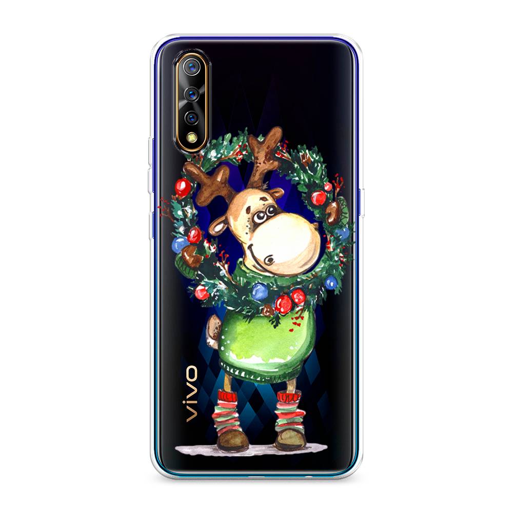 

Чехол на Vivo iQOO Neo "Олень с новогодним венком", 262050-4