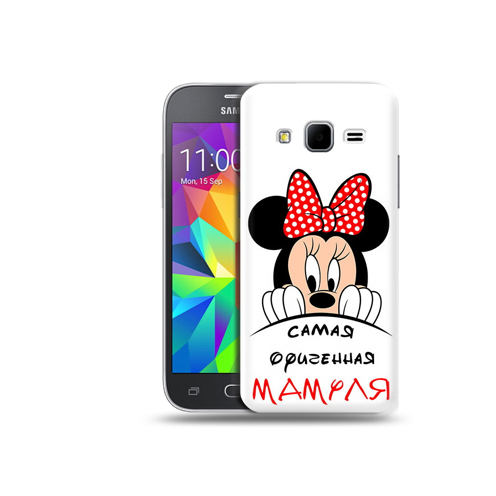 

Чехол MyPads Tocco для Samsung Galaxy Core Prime Самая лучшая мамуля Мини Маус, Прозрачный, Tocco