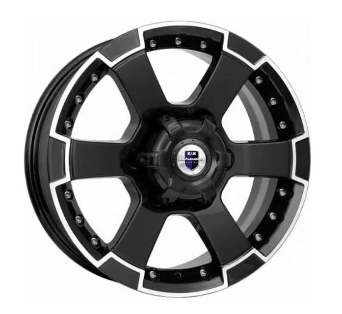 

Колесный диск 7x16/6x139,7 ET38 D100,1 M56 (КС593) Алмаз черный
