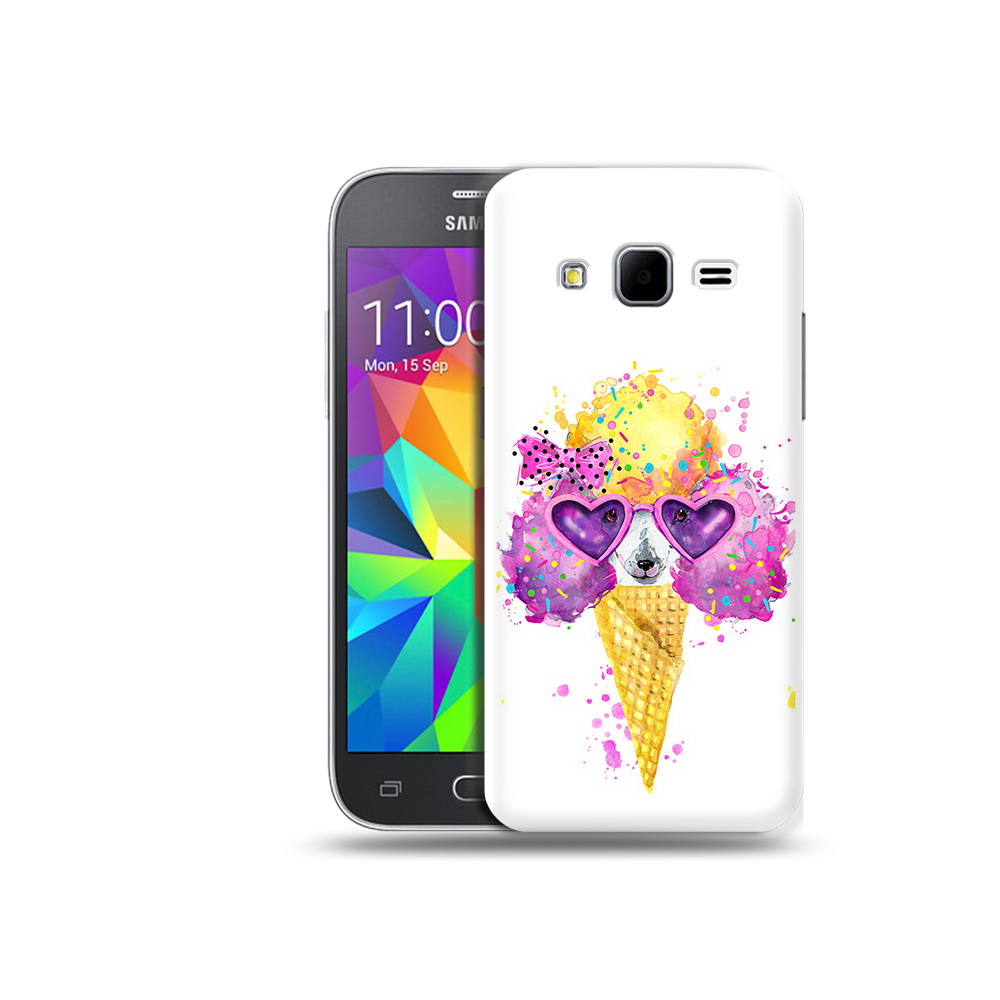 

Чехол MyPads Tocco для Samsung Galaxy Core Prime Рожок (PT11933.566.146), Прозрачный, Tocco