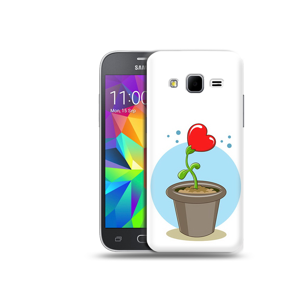 

Чехол MyPads Tocco для Samsung Galaxy Core Prime Растение любви 14 февраля, Прозрачный, Tocco