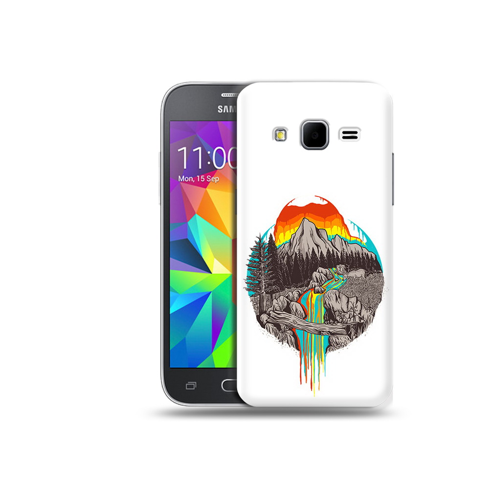 

Чехол MyPads Tocco для Samsung Galaxy Core Prime Радужный водопад (PT11933.566.144), Прозрачный, Tocco