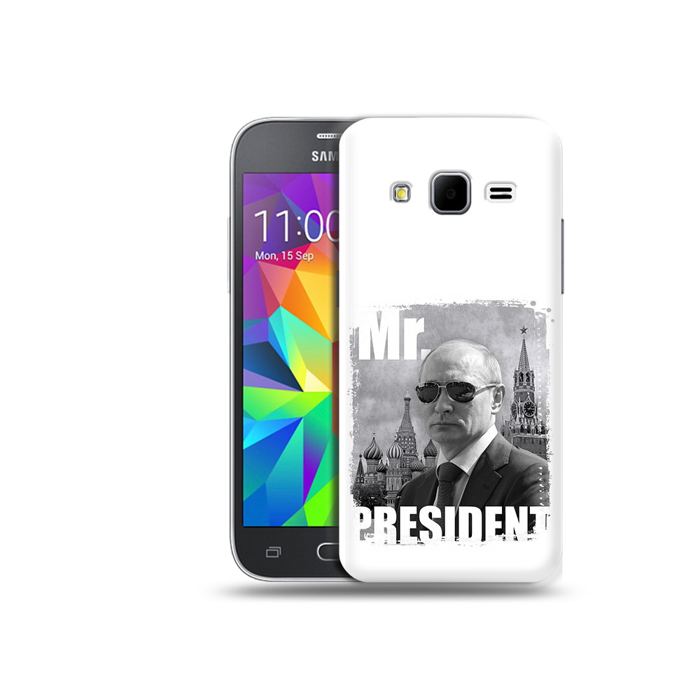 

Чехол MyPads Tocco для Samsung Galaxy Core Prime Путин (PT11933.566.141), Прозрачный, Tocco
