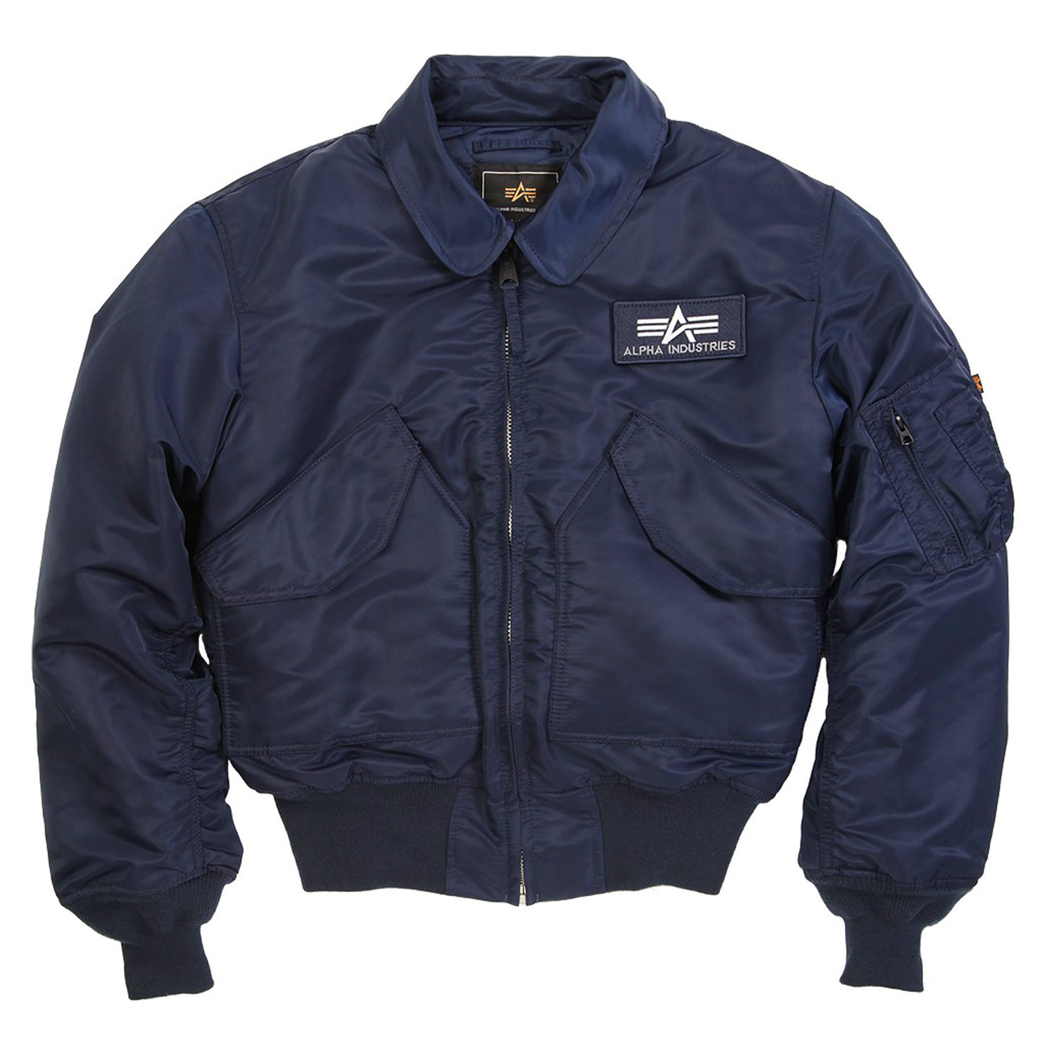 

Куртка бомбер Alpha Industries Cwu-45P Flight Jacket, синяя, 2XL, CWU-45P