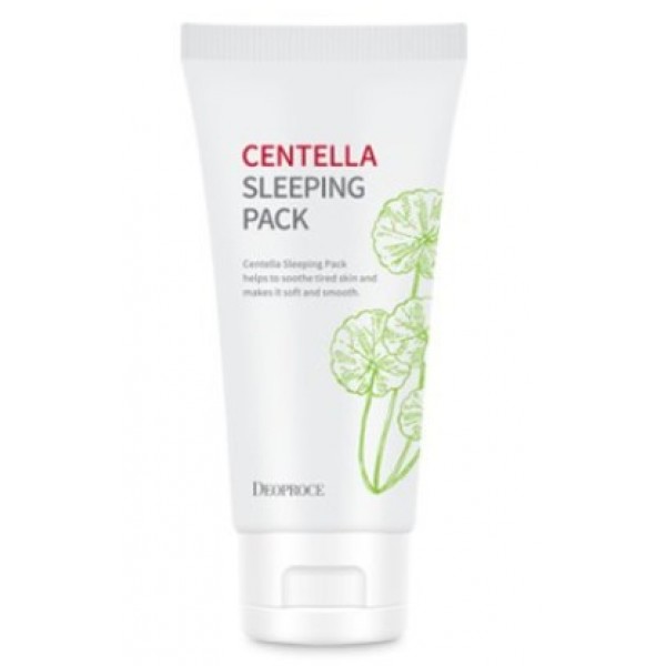 фото Ночная маска для лица deoproce с центеллой centella sleeping pack