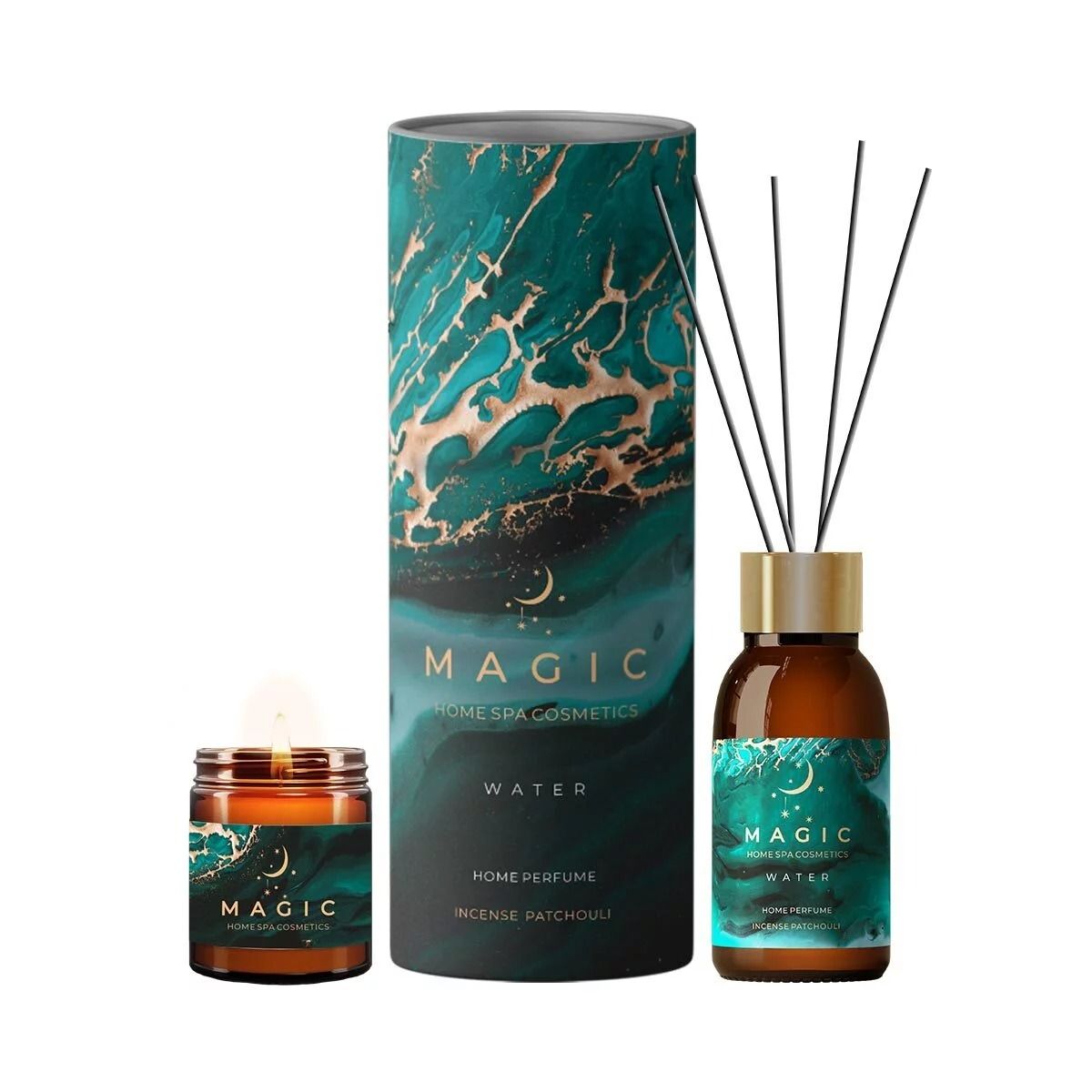 Ароманабор-ритуал Magic 5 Elements Water incense patchouli