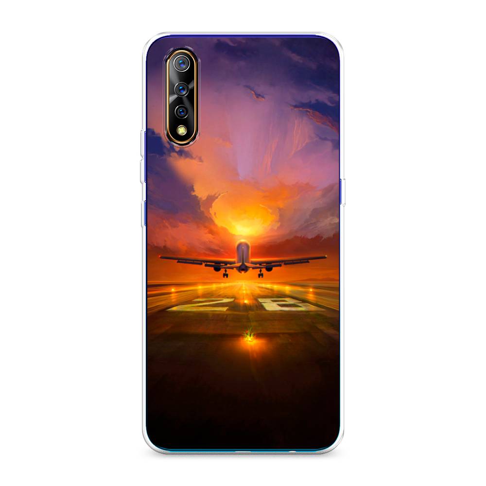 

Чехол на Vivo iQOO Neo "Самолет на посадке", Оранжевый;синий, 262050-6