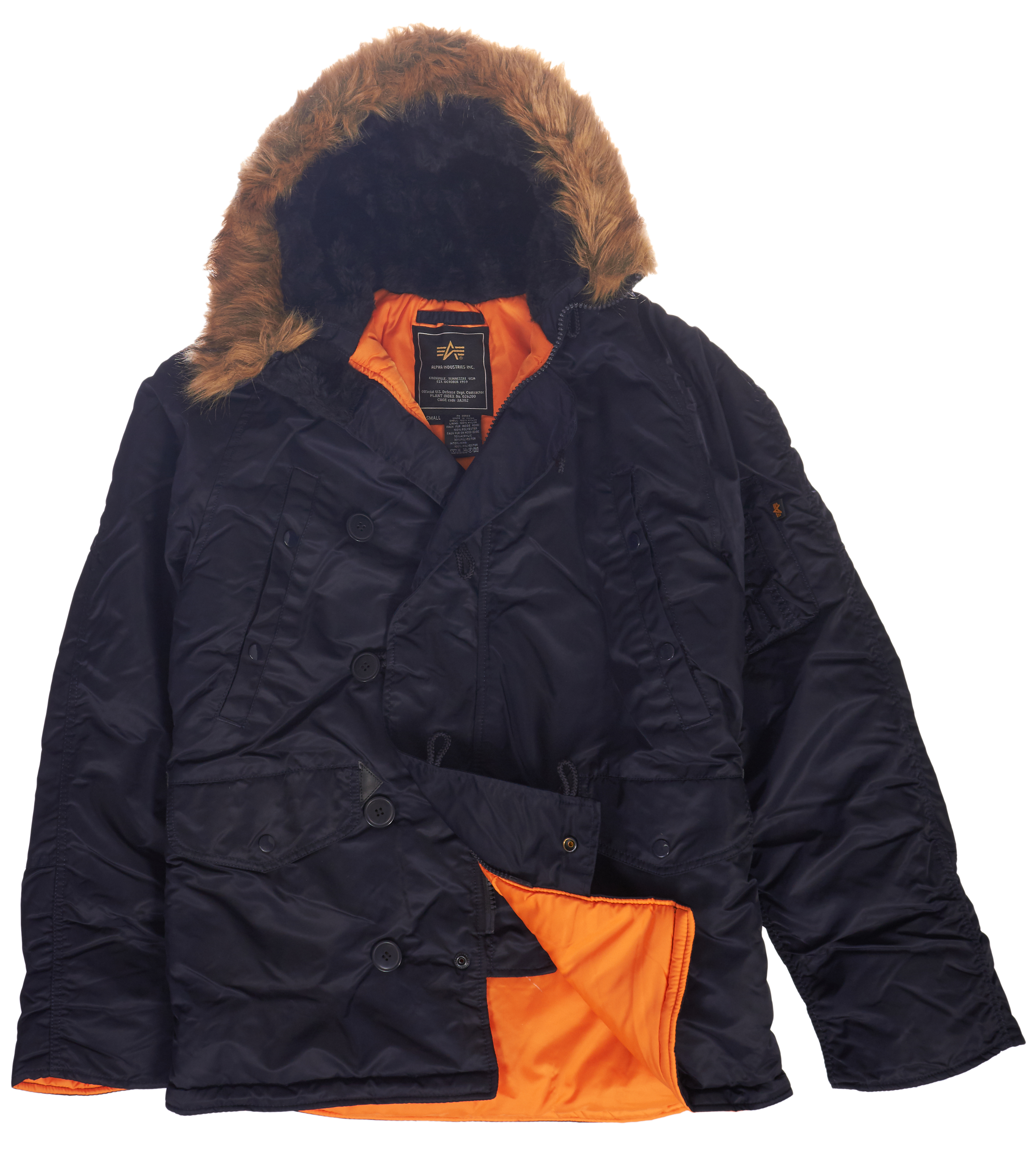 

Куртка аляска Alpha Industries N-3B Regular Parka, оранжевая, XS, N-3B Regular