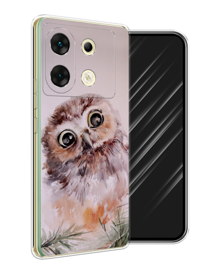 

Чехол Awog на Infinix Zero 30 5G "Сова на розовом", Розовый;коричневый, 3104950-1