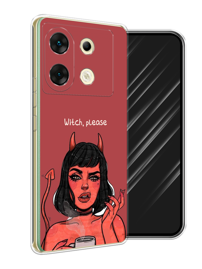 

Чехол Awog на Infinix Zero 30 5G "Evil Girl", Бордовый;черный, 3104950-1