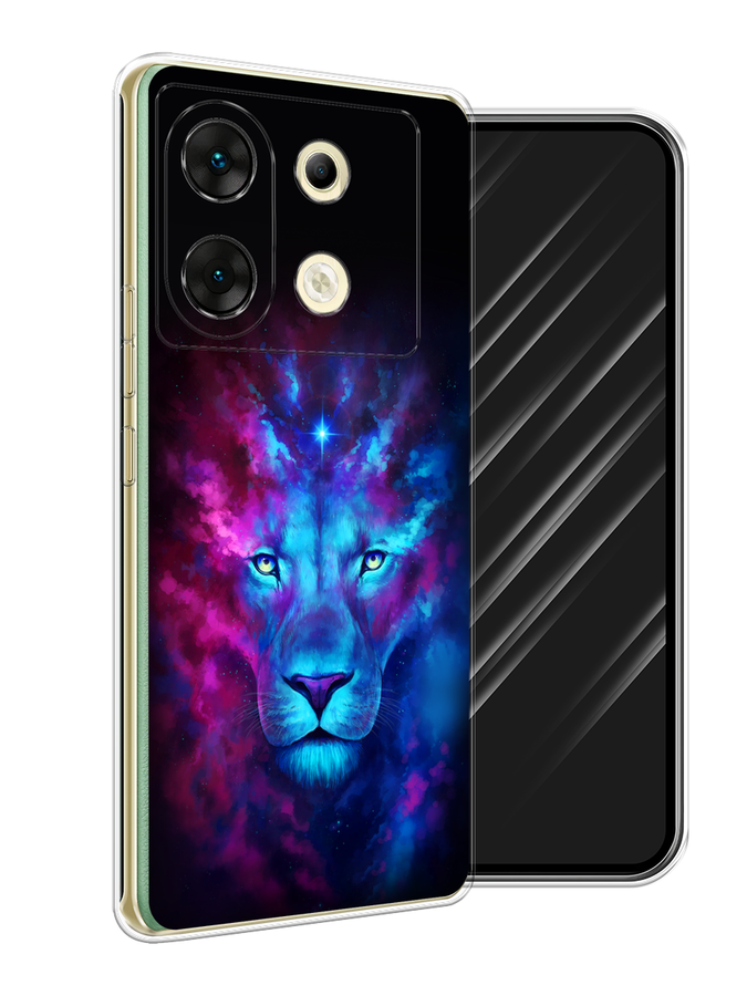

Чехол Awog на Infinix Zero 30 5G "Космический лев", Голубой, 3104950-1