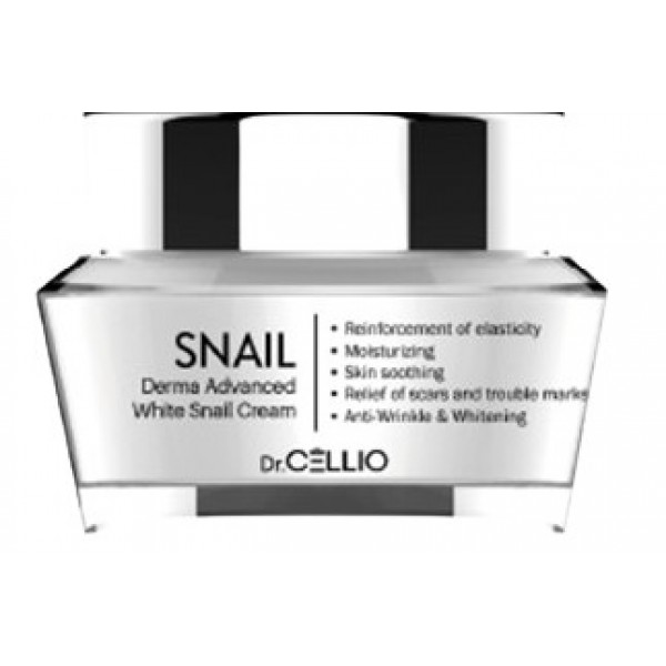 

Крем для лица с муцином улитки Dr.Cellio derma white snail cream 70 мл