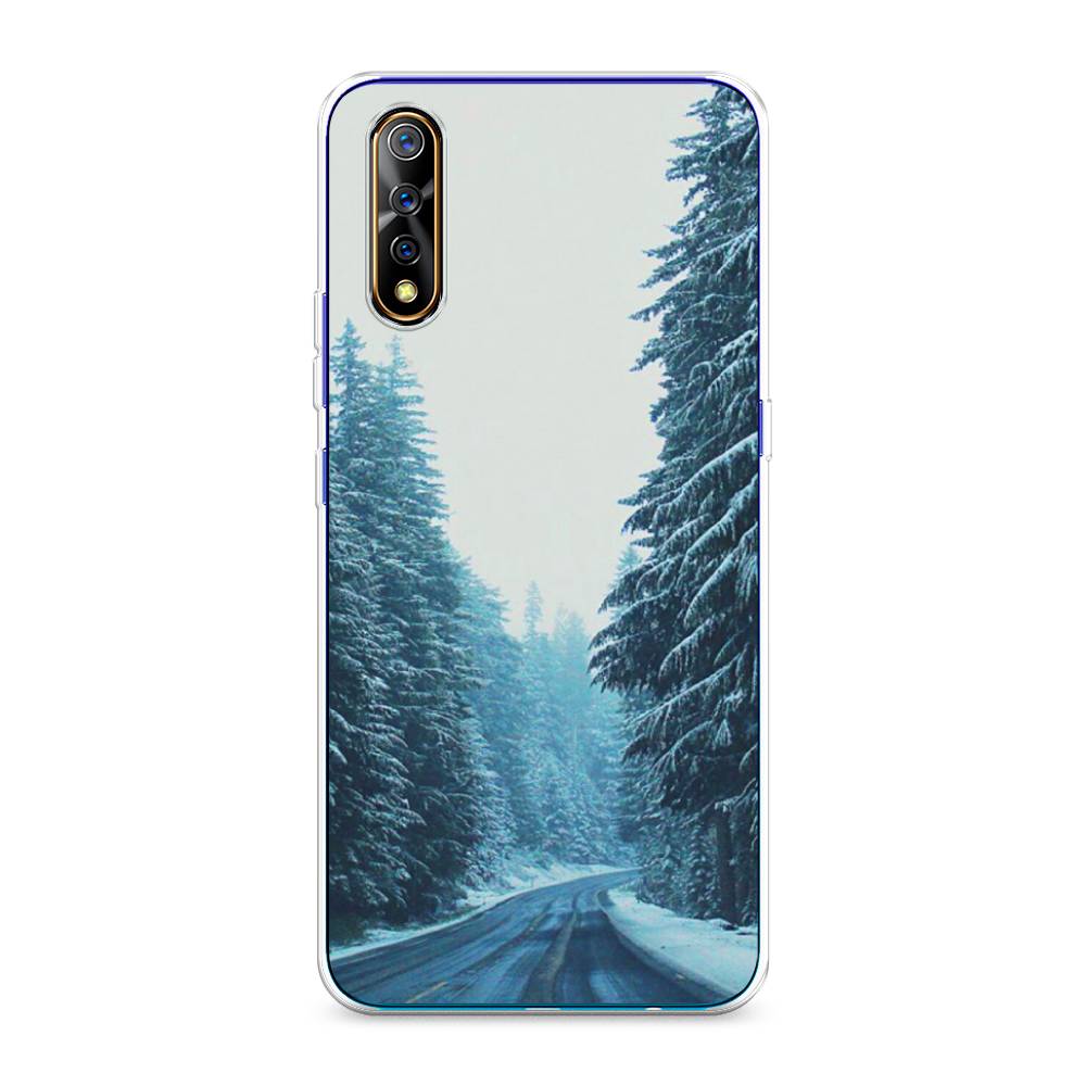 

Чехол на Vivo iQOO Neo "Зима 9", Бежевый;голубой;черный, 262050-2