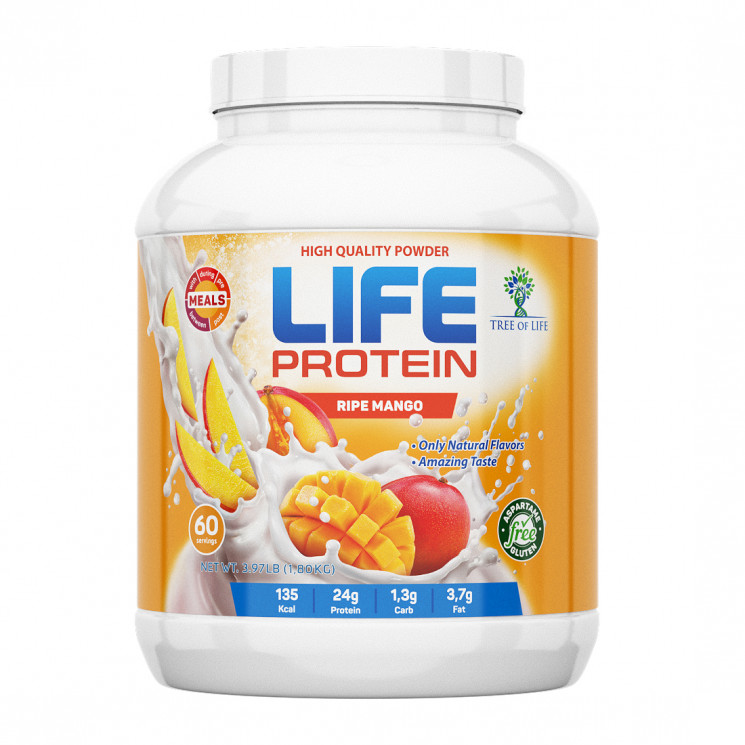 фото Протеин tree of life life protein 1800 г ripe mango