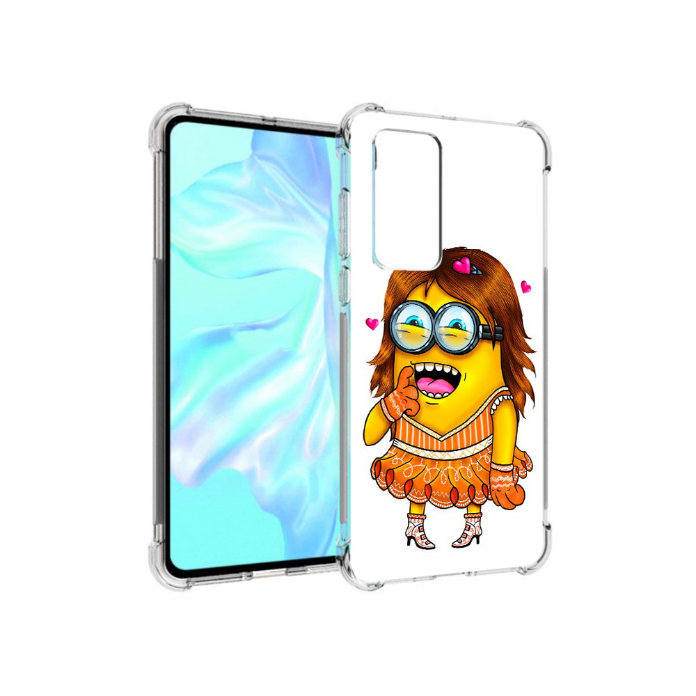 

Чехол MyPads Tocco для Huawei P40 Миньон девочка, Прозрачный, Tocco