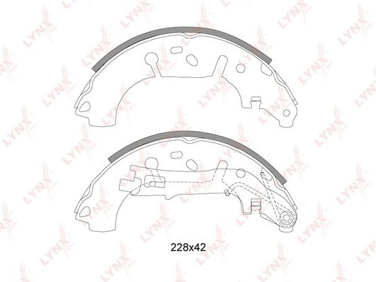 Колодки торм.задн.OPEL CORSA D 1.0-1.4 06=> / ADAM 1.2-1.4 12=>, CITROEN NEMO 1.3D-1.4D 08 100056968356