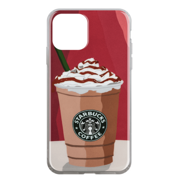 фото Чехол для iphone 12 pro max с рисунком "coffee starbucks" nobrand