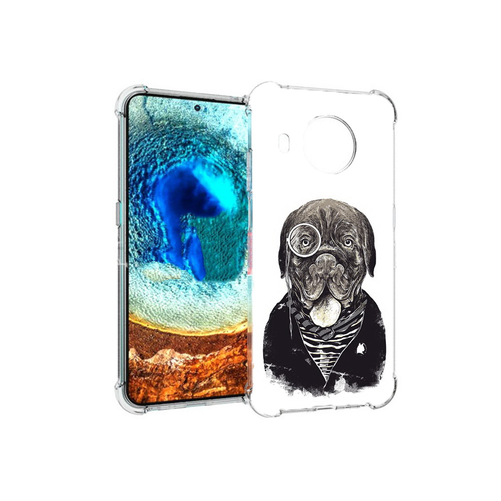 

Чехол MyPads Tocco для Nokia X20 солидный песик (PT159436.101.615), Прозрачный, Tocco