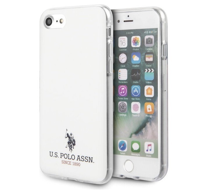 фото Чехол cg mobile u.s. polo assn. logo small horse iphone se 2020/8/7 белый