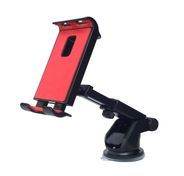 Держатель для телефона в машину Y005A на присоске, вращение 360 градусов / красный