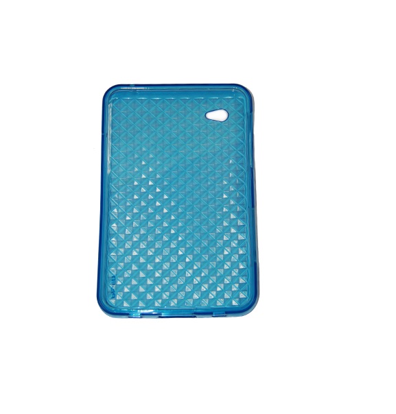 Чехол Samsung P1000, P1010 (Galaxy Tab) силиконовый Pisen <прозрачно-голубой>