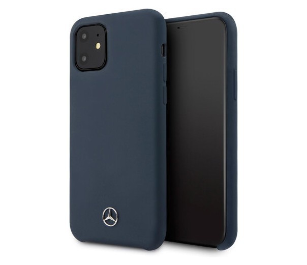 фото Чехол cg mobile mercedes silicone line iphone 11 синий