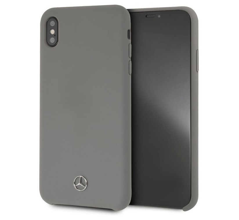 фото Чехол cg mobile mercedes silicone line iphone xs max серый