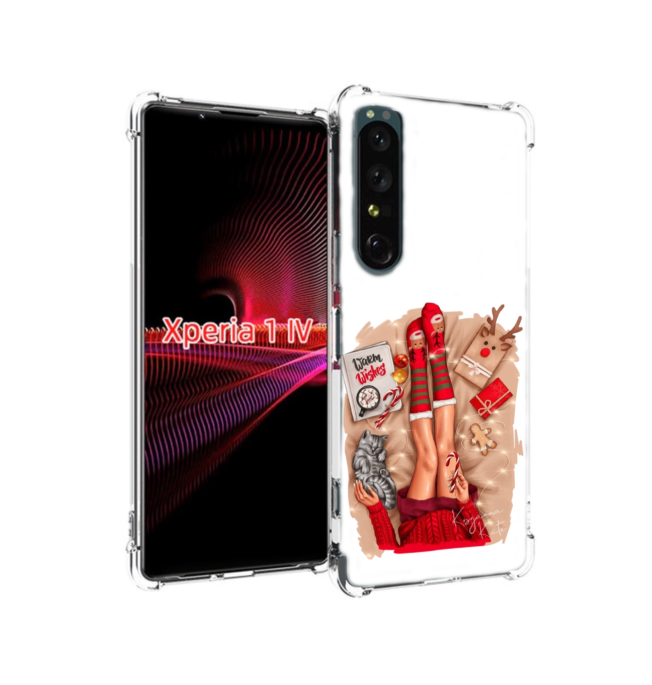 

Чехол накладка MyPads уютный-арт женский для Sony Xperia 1 IV, Прозрачный, Tocco