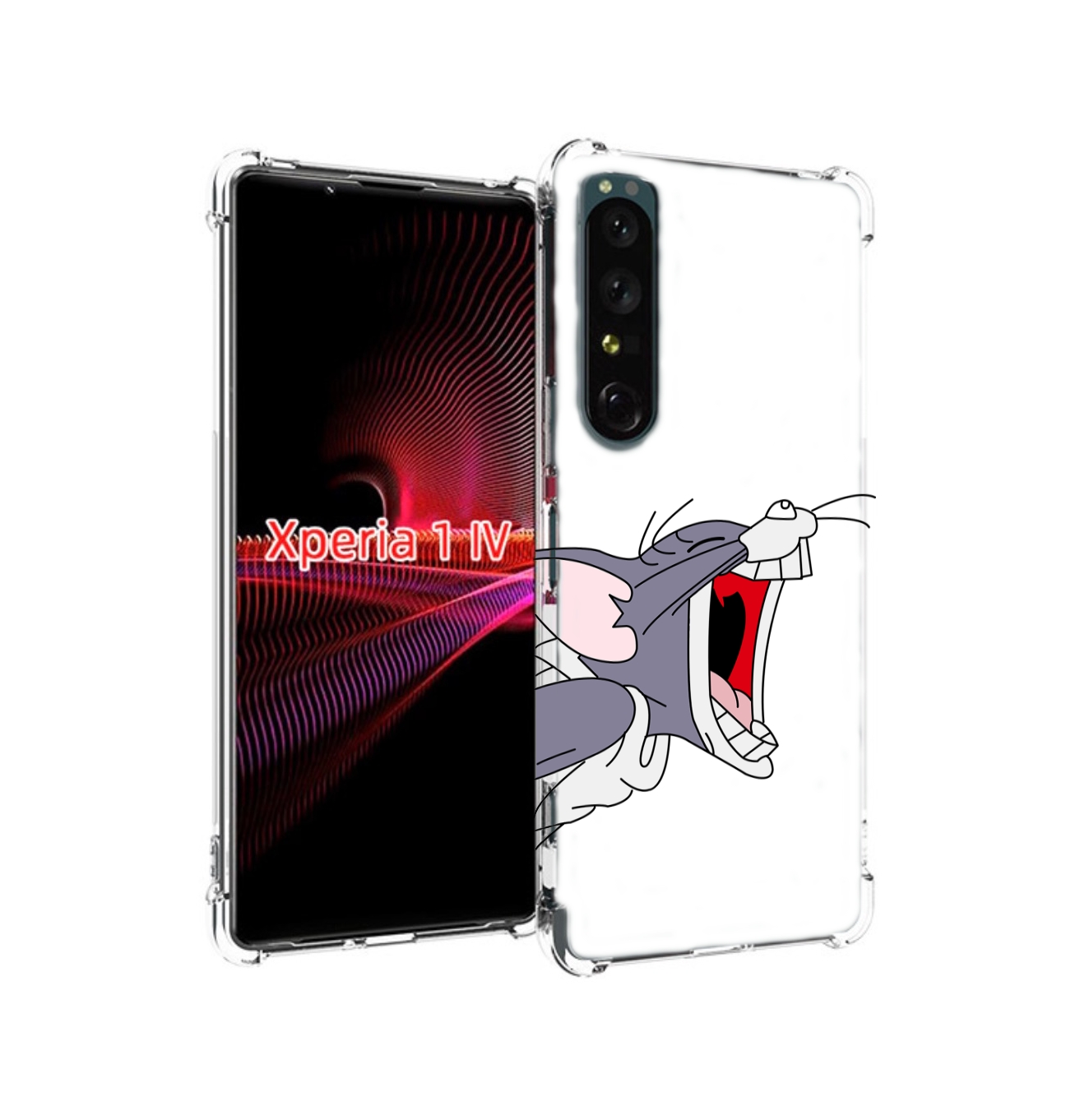

Чехол накладка MyPads том-голодный для Sony Xperia 1 IV, Прозрачный, Tocco