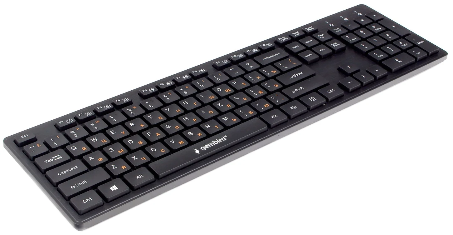 Проводная клавиатура Gembird KB-8360U черная (18456)