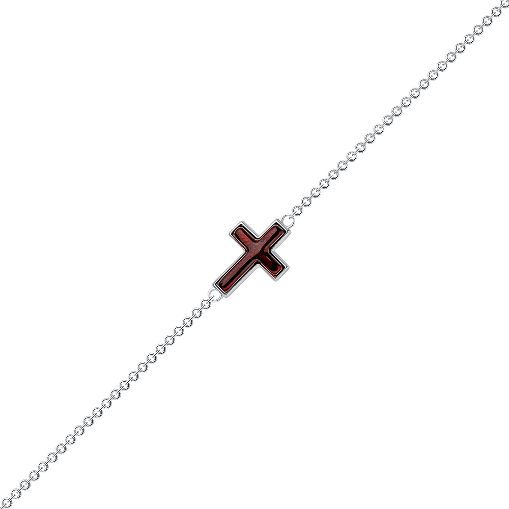 

Браслет из серебра, р.  585Gold 705000991, янтарь, 705000991