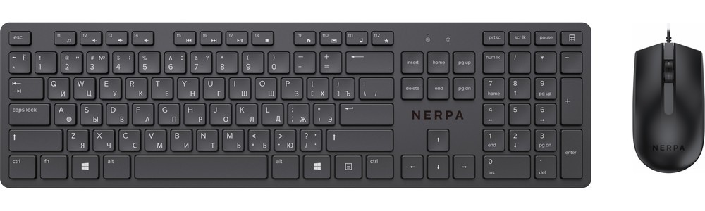 Комплект клавиатура и мышь Foxline NRP-MK150-W-BLK