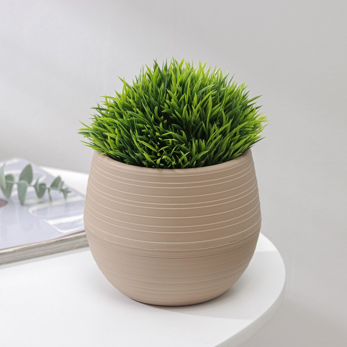 

Цветочный горшок СибПолимер Дуэт Р00010977 0,5 л кофе с молоком 1 шт., Разноцветный, Дуэт