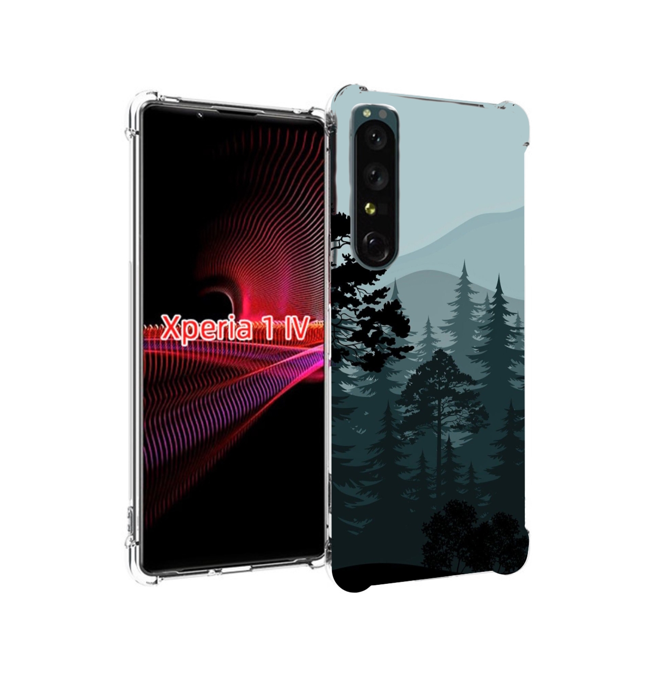 

Чехол накладка MyPads темный лесочек для Sony Xperia 1 IV, Прозрачный, Tocco