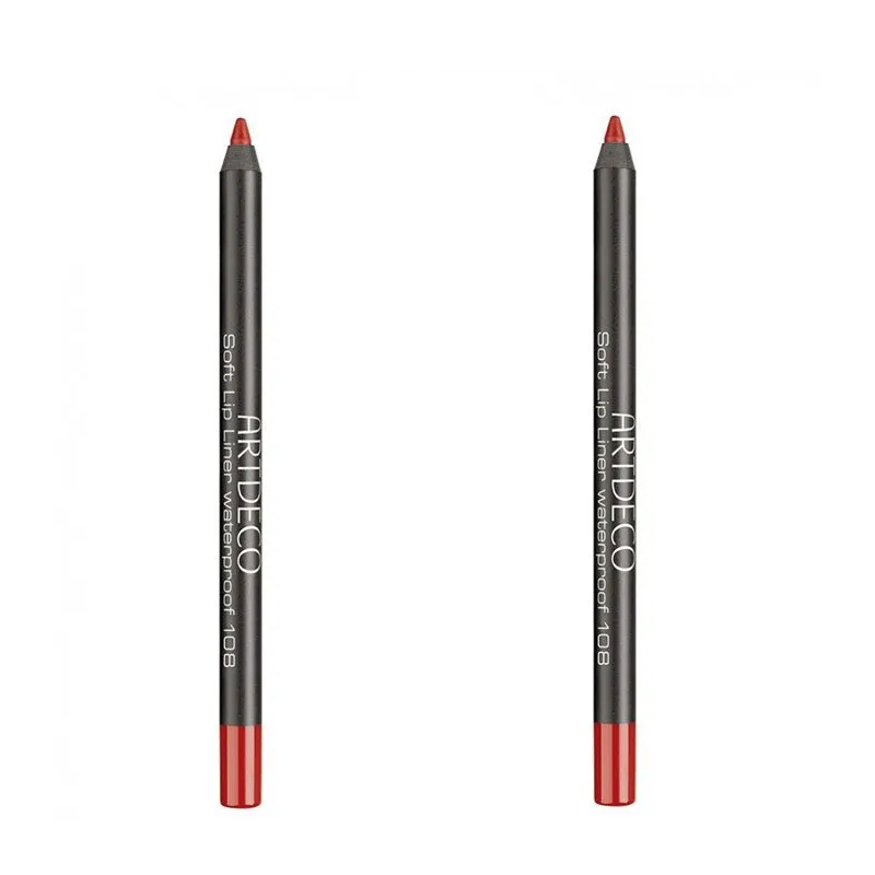 Карандаш для губ ARTDECO водостойкий Soft Lip Liner Waterproof тон 108 1.2 г 2шт