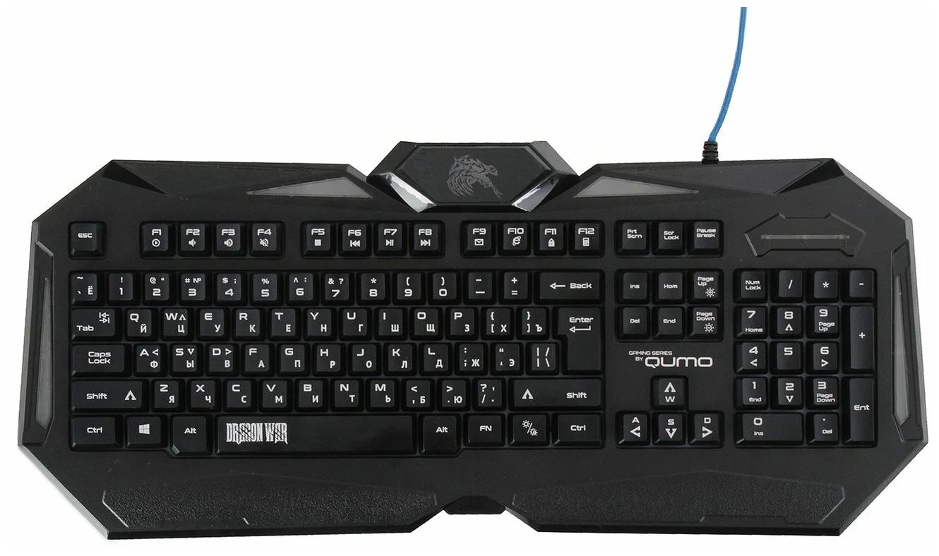 Проводная игровая клавиатура QUMO Spirit Black