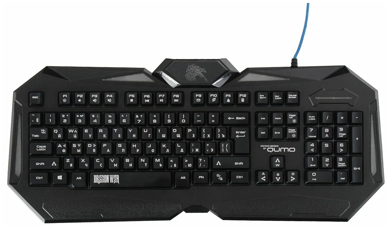 Проводная игровая клавиатура QUMO Spirit черная (K608)