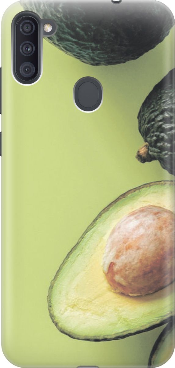 

Чехол на Samsung Galaxy A11/M11 с принтом "Половинка авокадо", Коричневый;черный, 7053