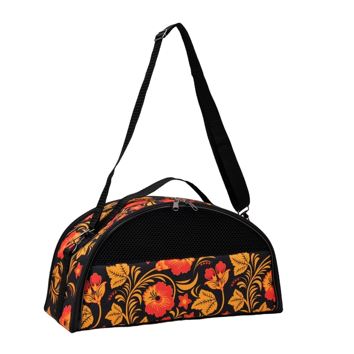 

Сумка-переноска для животных Пижон раскладная полукруглая нейлон микс расцветок 38х18х21см