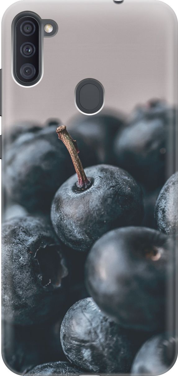 

Силиконовый чехол на Samsung Galaxy A11/M11 с принтом "Голубика", 7053